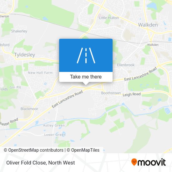 Oliver Fold Close map