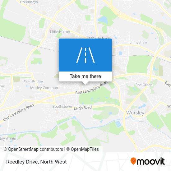 Reedley Drive map