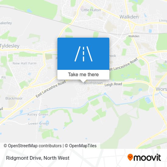 Ridgmont Drive map