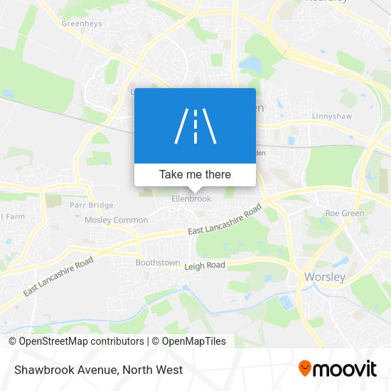 Shawbrook Avenue map