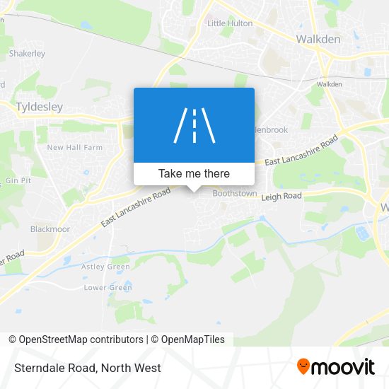 Sterndale Road map