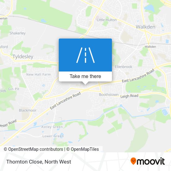 Thornton Close map