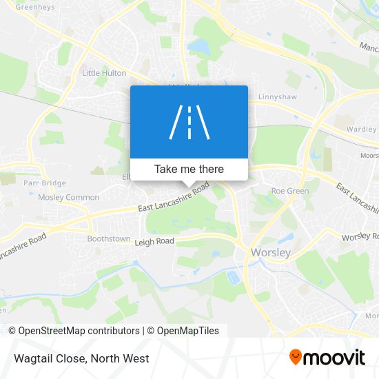 Wagtail Close map