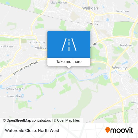 Waterdale Close map