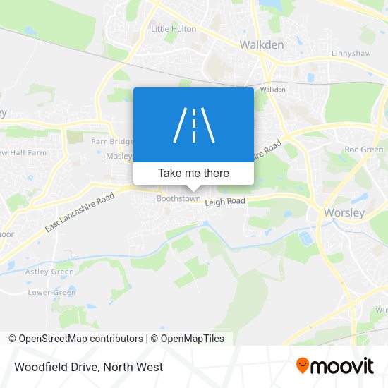 Woodfield Drive map