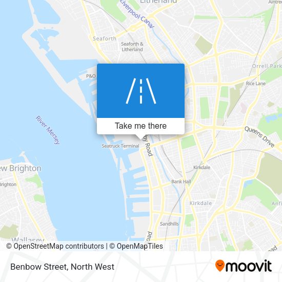 Benbow Street map
