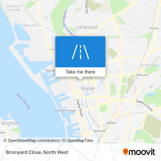 Bromyard Close map