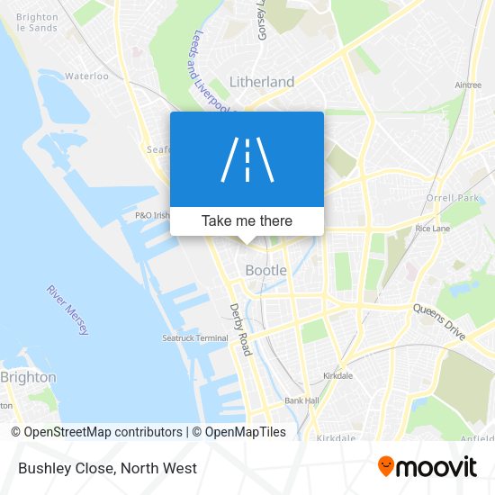 Bushley Close map