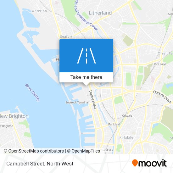 Campbell Street map