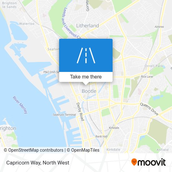 Capricorn Way map