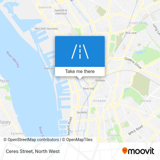 Ceres Street map