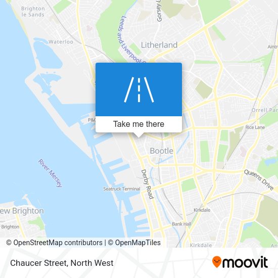 Chaucer Street map