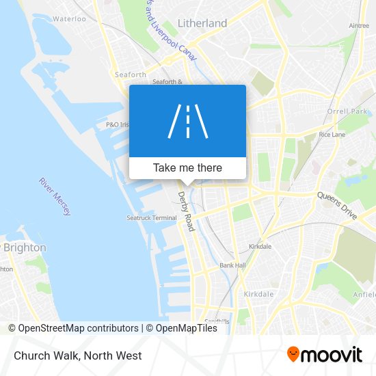 Church Walk map