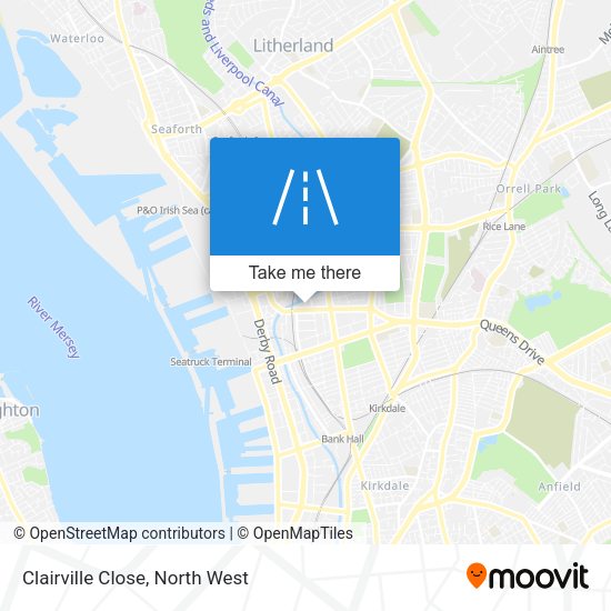 Clairville Close map