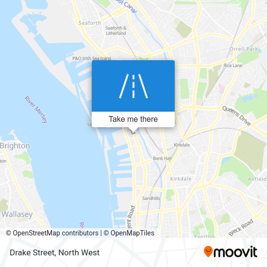 Drake Street map