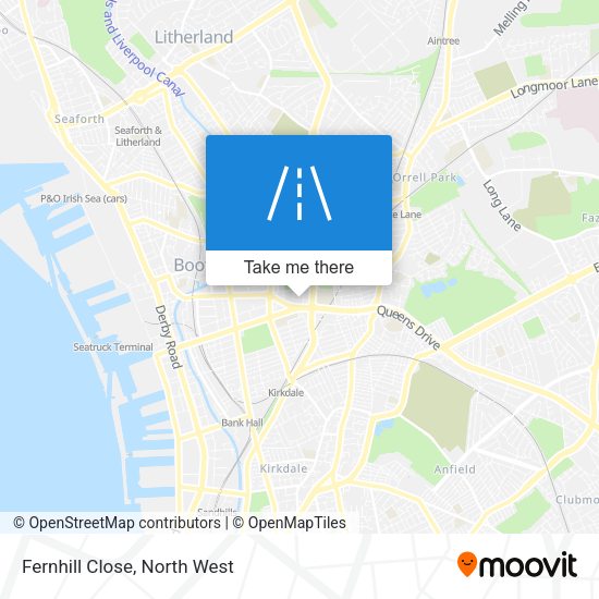 Fernhill Close map