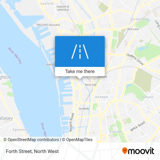 Forth Street map