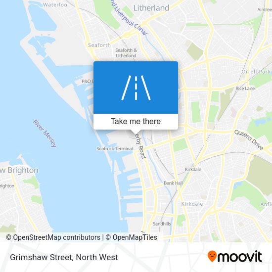 Grimshaw Street map
