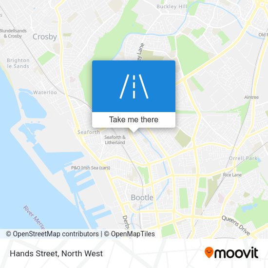 Hands Street map