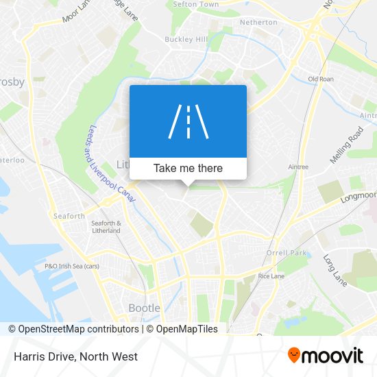 Harris Drive map