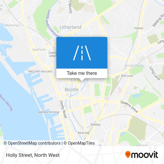Holly Street map