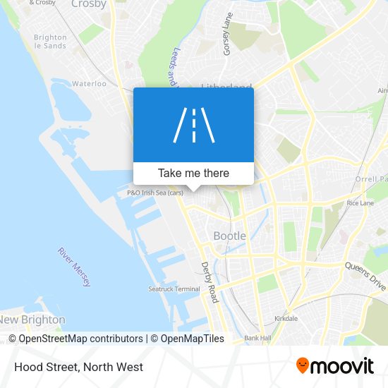 Hood Street map
