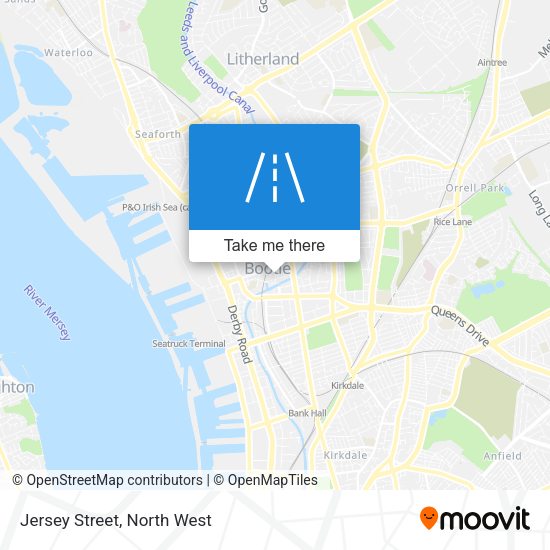 Jersey Street map