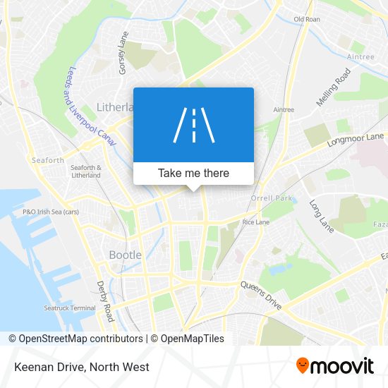 Keenan Drive map