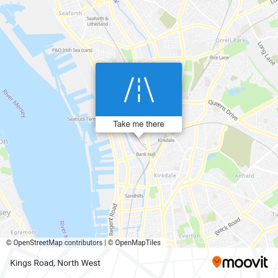 Kings Road map