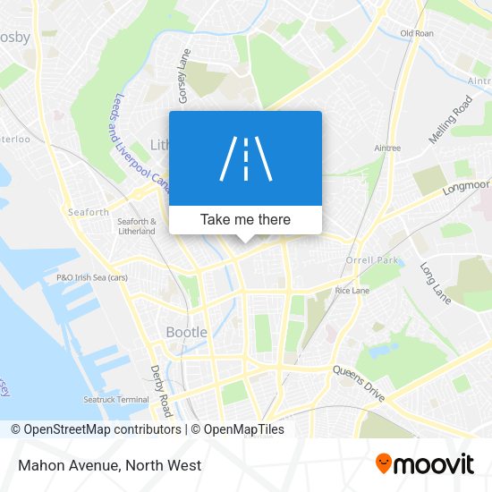 Mahon Avenue map