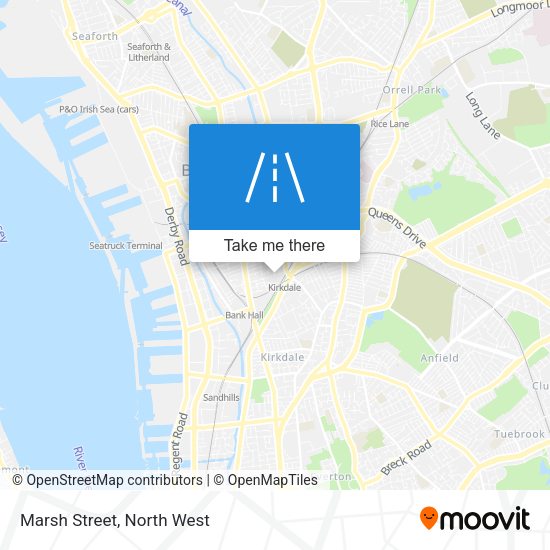 Marsh Street map