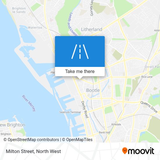 Milton Street map