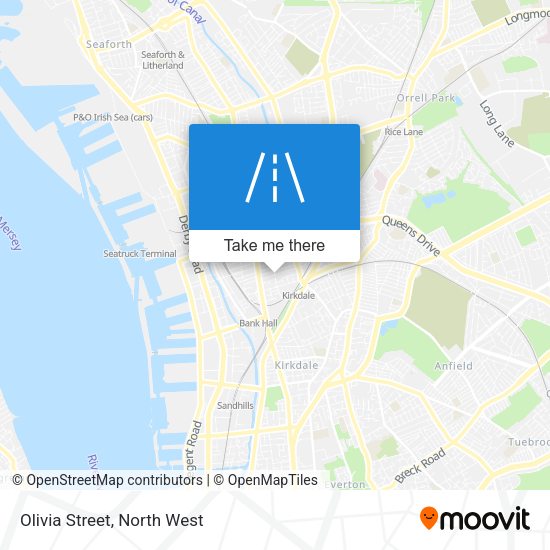 Olivia Street map
