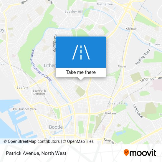 Patrick Avenue map