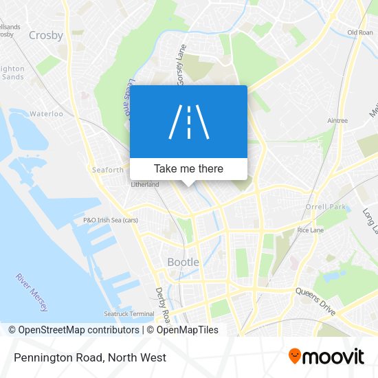 Pennington Road map