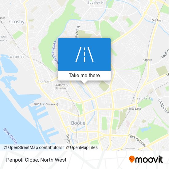 Penpoll Close map