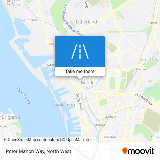 Peter Mahon Way map