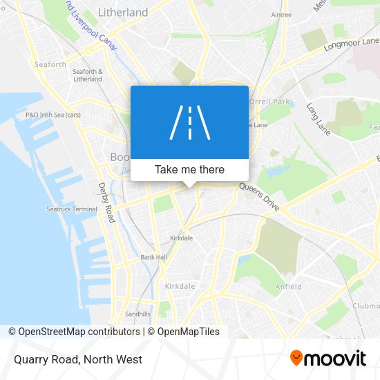 Quarry Road map