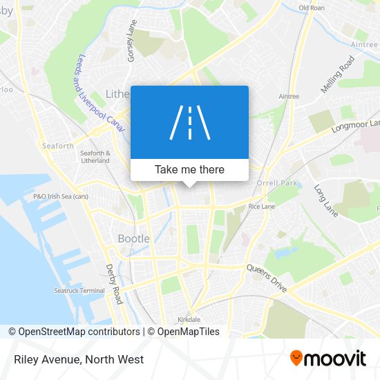 Riley Avenue map