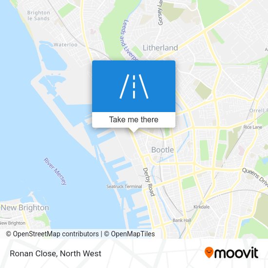 Ronan Close map