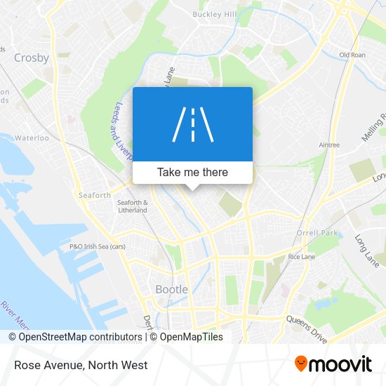 Rose Avenue map