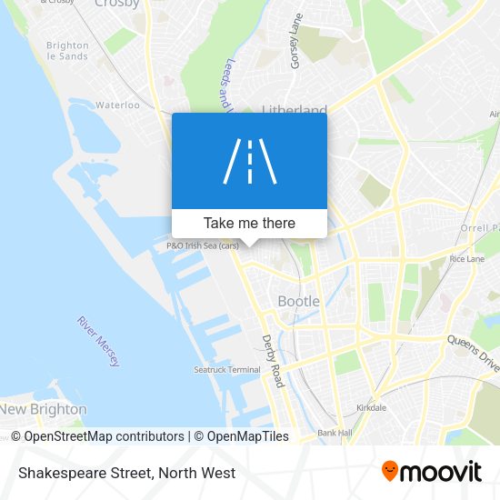 Shakespeare Street map