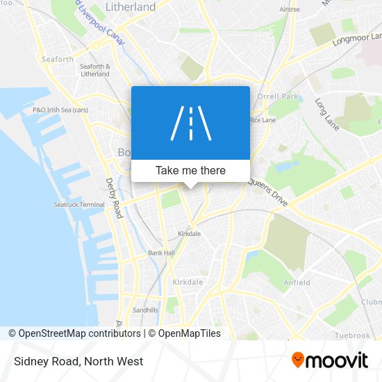 Sidney Road map