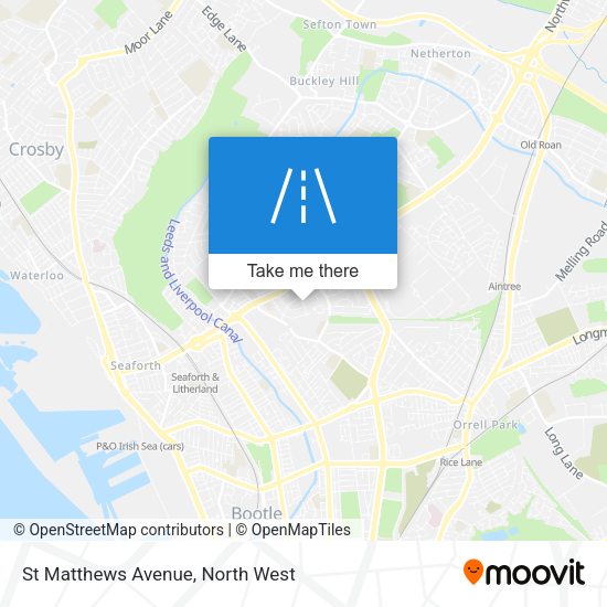 St Matthews Avenue map