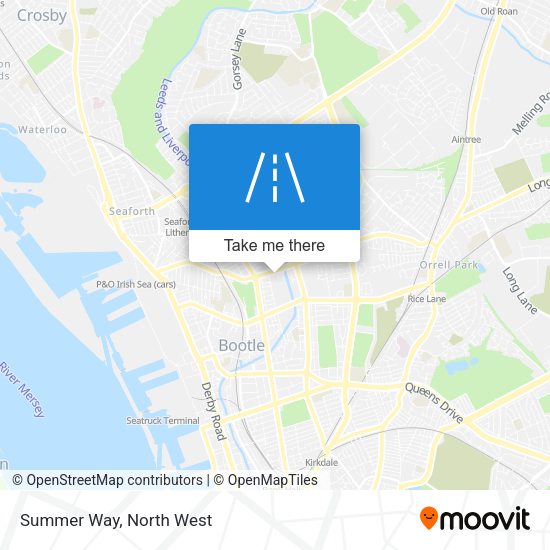 Summer Way map