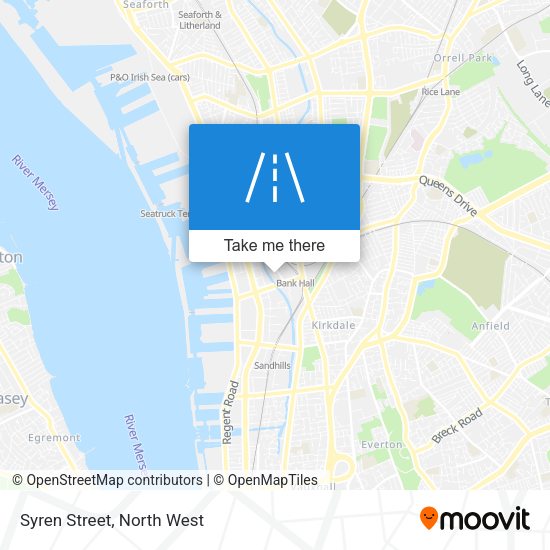 Syren Street map