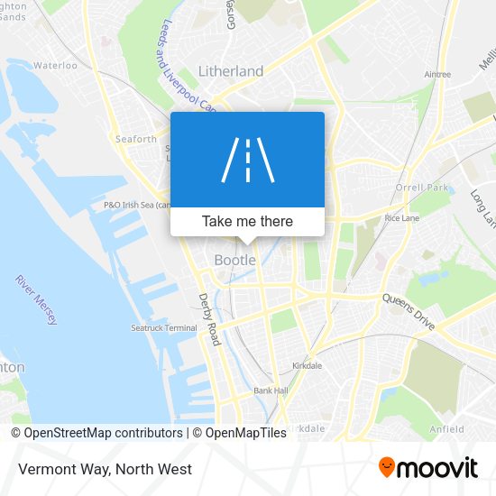 Vermont Way map