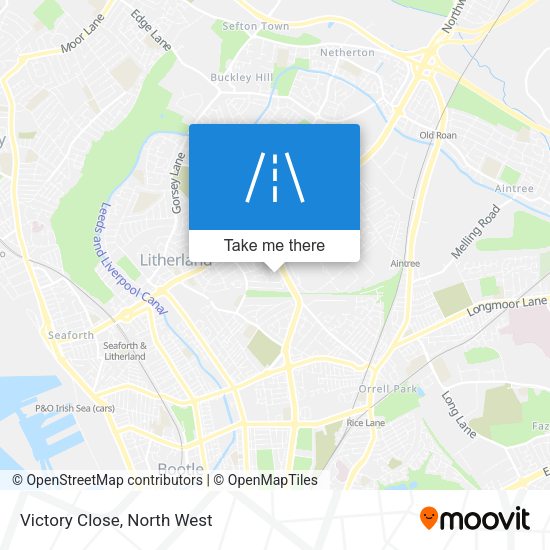 Victory Close map