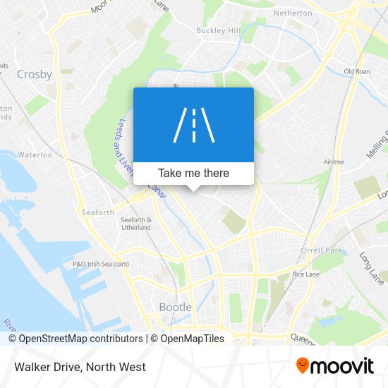 Walker Drive map