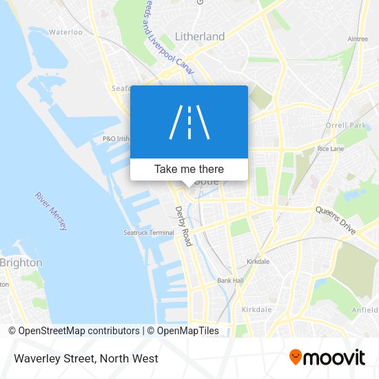 Waverley Street map